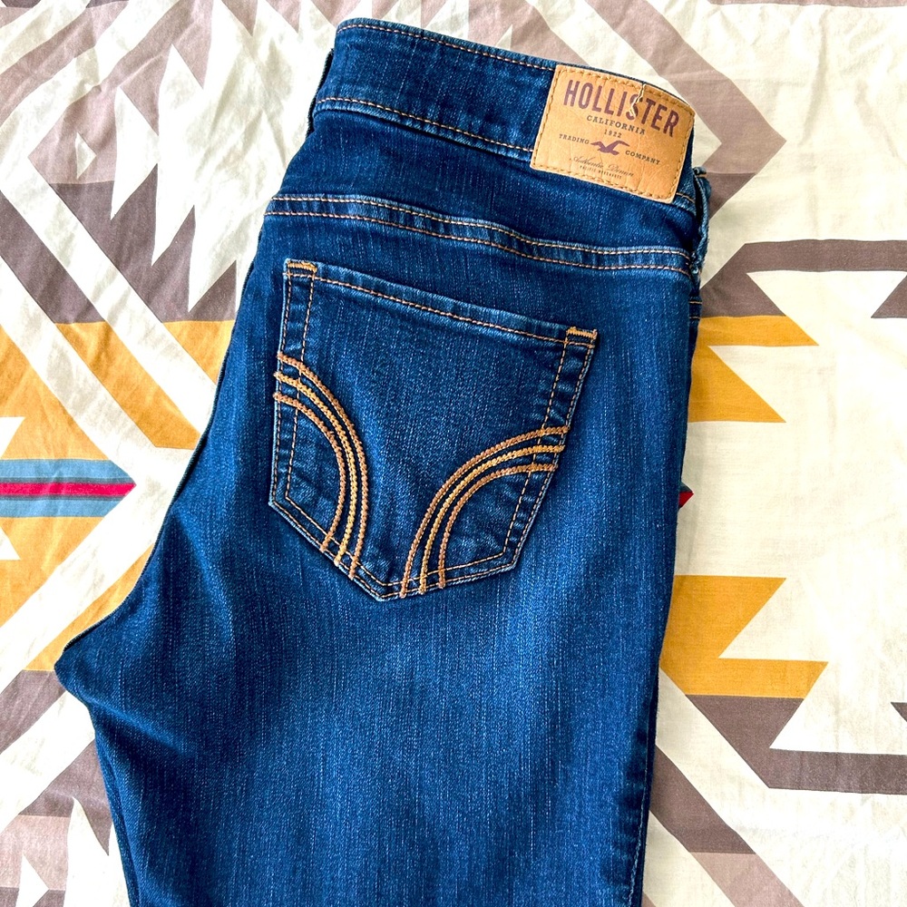 Hollister Dark Wash Denim Jeggings 27 W 29L